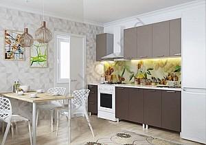 Set mobila bucatarie SV-Mebel Indi 2.0m (Grey stone/Grey)