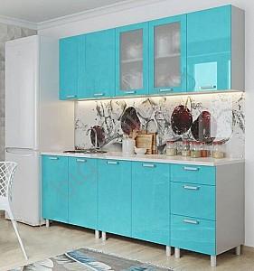 Set mobila bucatarie SV-Mebel Modern Turcoaz 2.1m