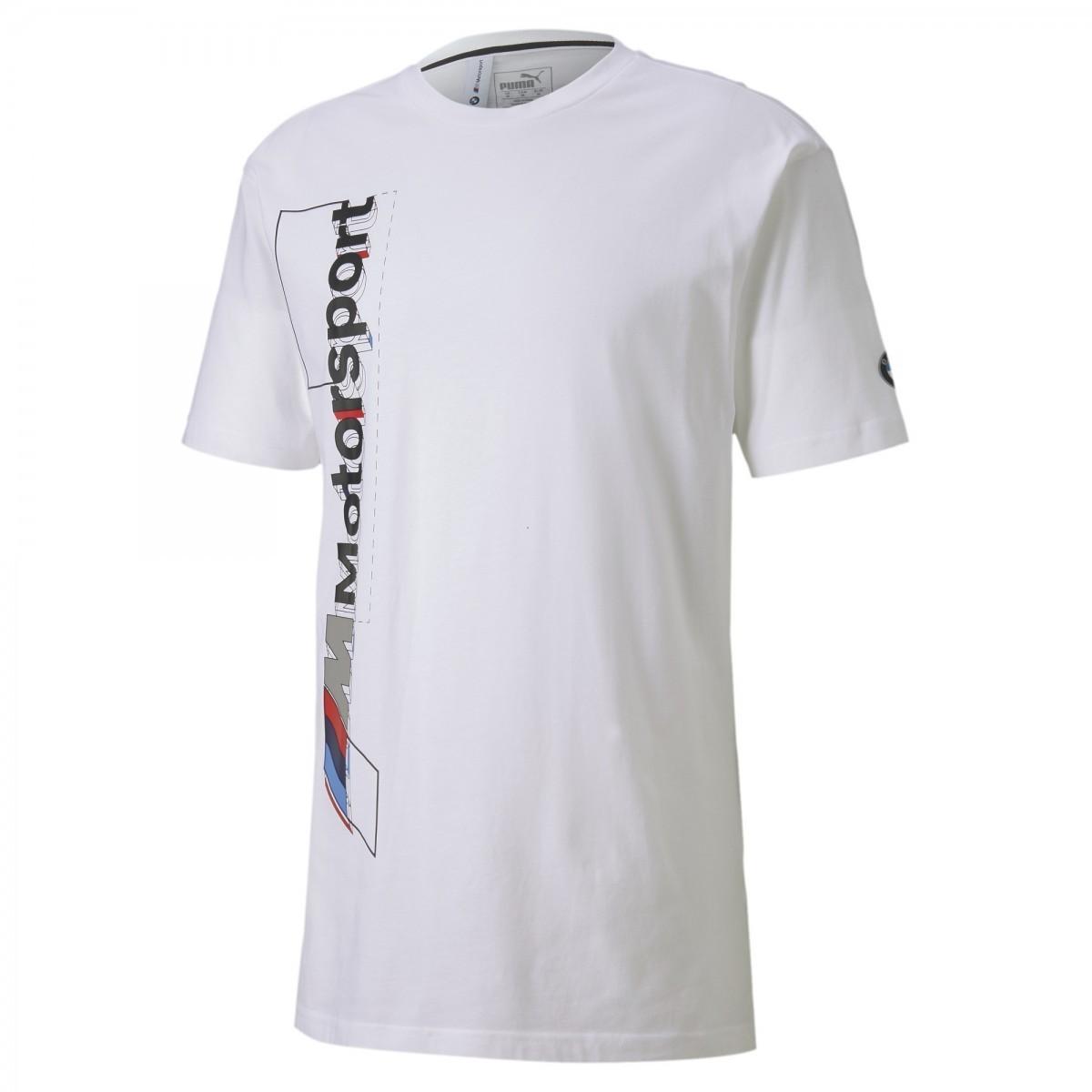 Maiou barbati Puma BMW MMS Logo Tee+ White