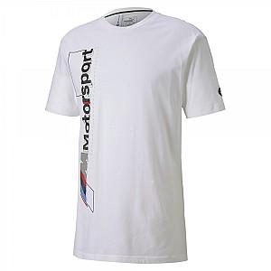 Maiou barbati Puma BMW MMS Logo Tee+ White