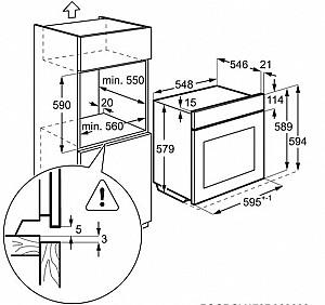 Cuptor electric incorporabil AEG BPE742320B