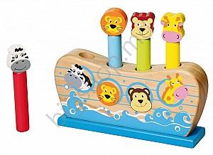 Jucarie interactiva VIGA Pop Up Noah's Ark
