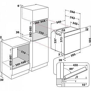 Cuptor electric incorporabil Whirlpool AKZ9 6230 IX