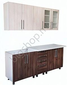Set mobila bucatarie PS 2.0 m (Chamonix/Chamonix deschis)