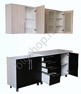 Set mobila bucatarie PS 2.0 m (Chamonix deschis/Wenge)