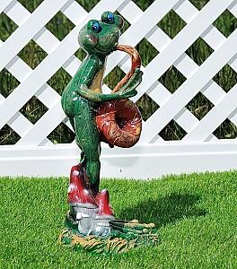 Decor pentru gradina Art Figure Broscuța saxafonist (5.397)