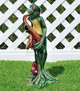 Decor pentru gradina Art Figure Broscuța saxafonist (5.397)