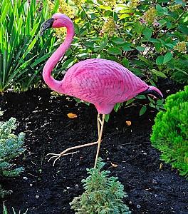 Decor pentru gradina Art Figure Flamingo pe picior metalic (mare) (5.464)