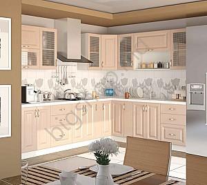 Set mobila bucatarie Sokme Sofia Romantica 2.75x2.45m (Cappuccino)