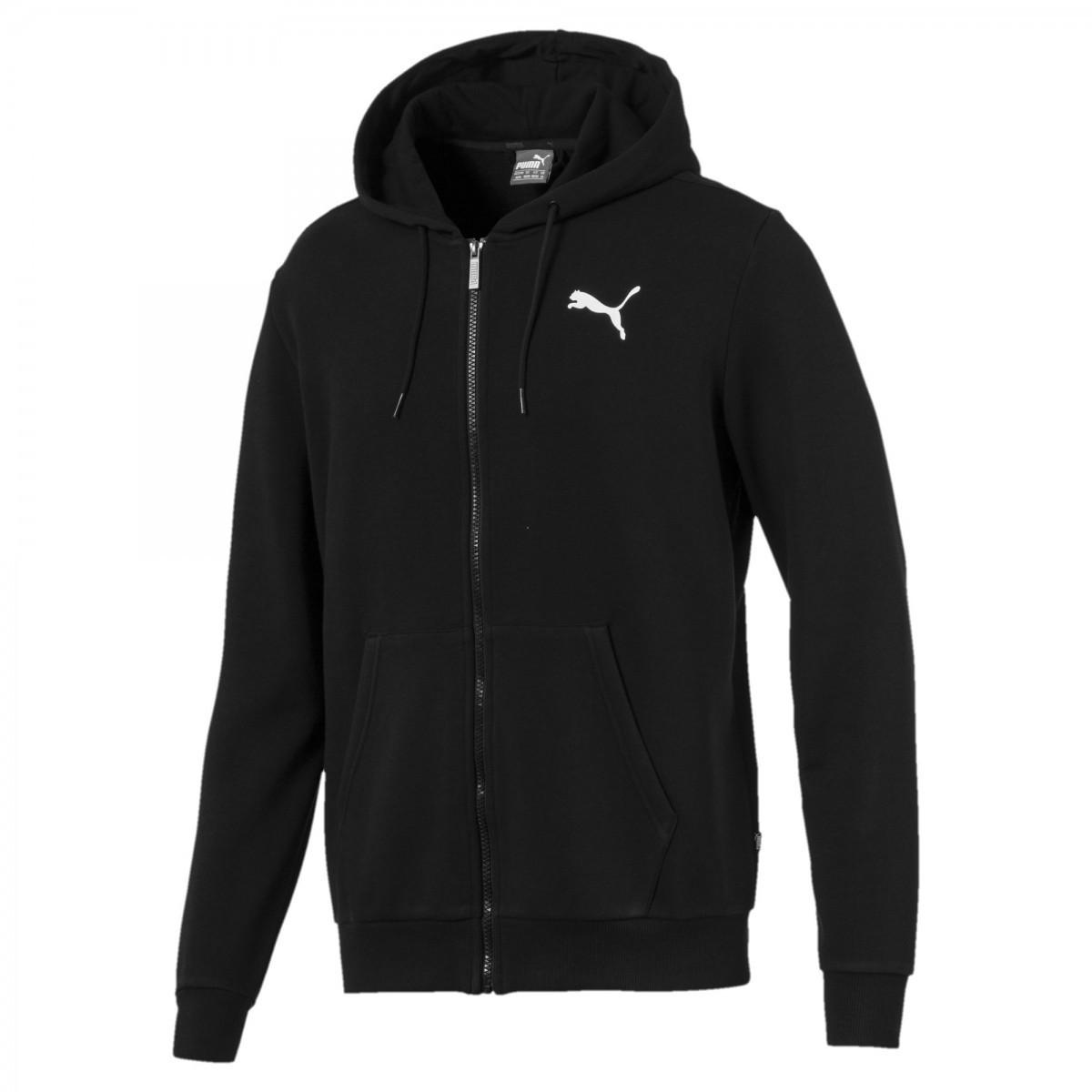 Scurta barbati Puma ESS FZ Hoody TR black