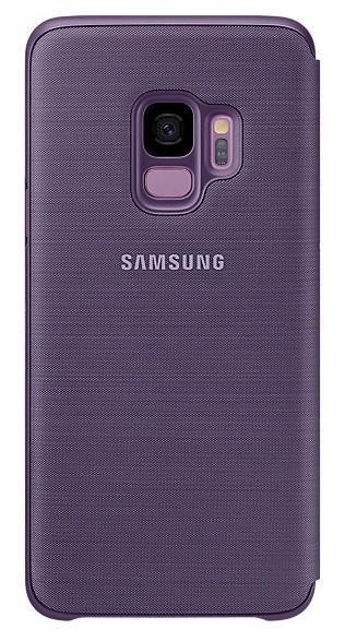 Husa pentru telefon Samsung Original Galaxy S9 LED Flip Wallet Orchide Gray (127791)