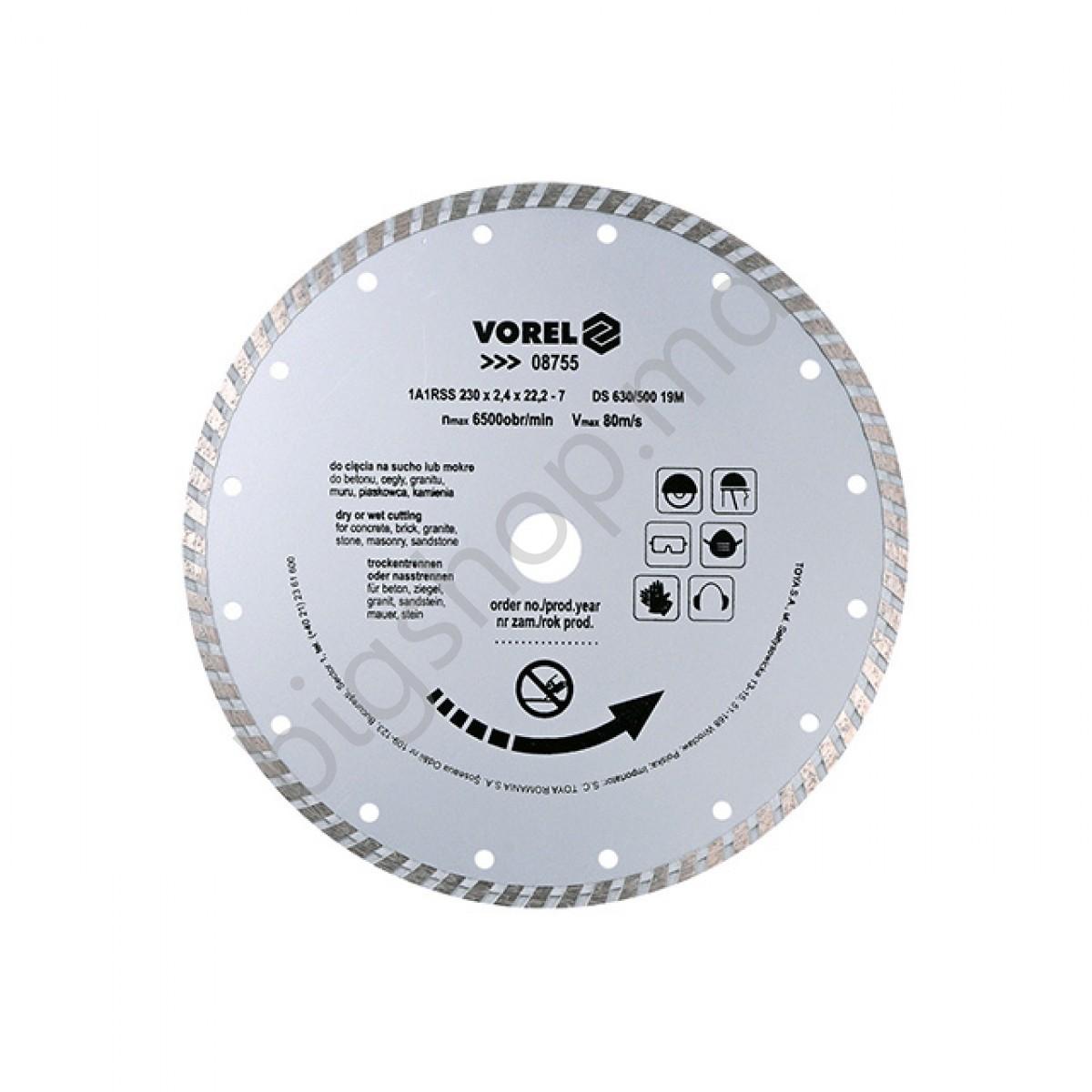 Disc de taiere Vorel 230 mm