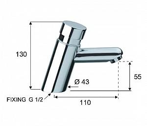 Baterie pentru lavoar Remer Minimal TE18