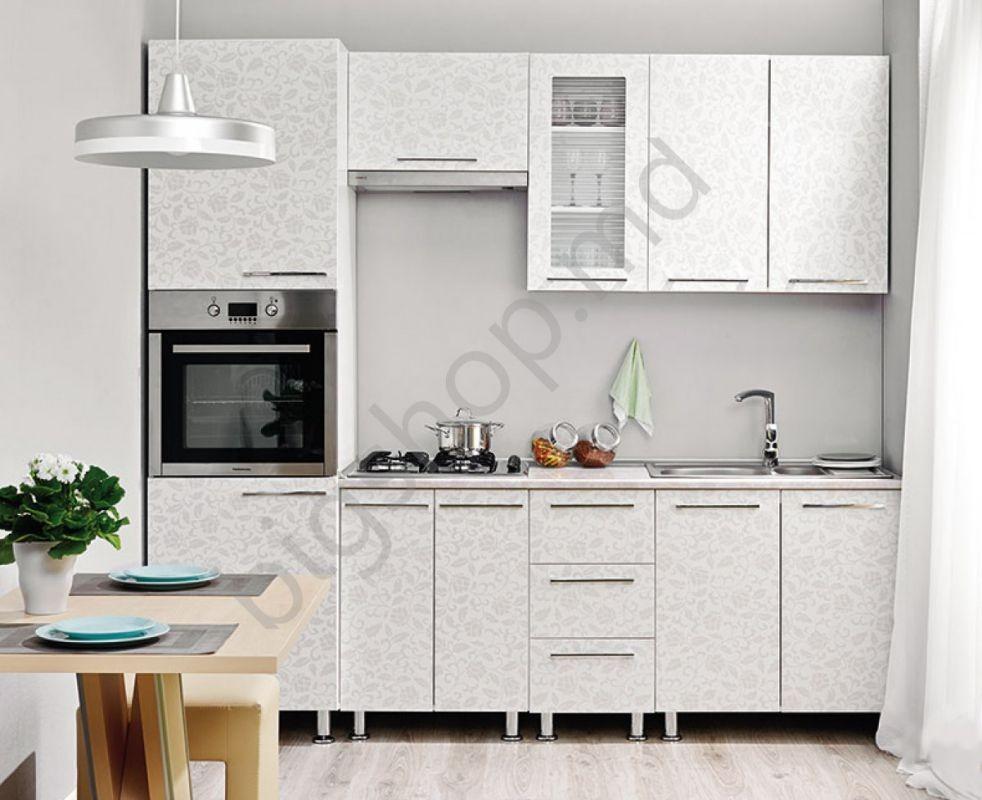 Set mobila bucatarie Ambianta Elia Floral (2.4 m)