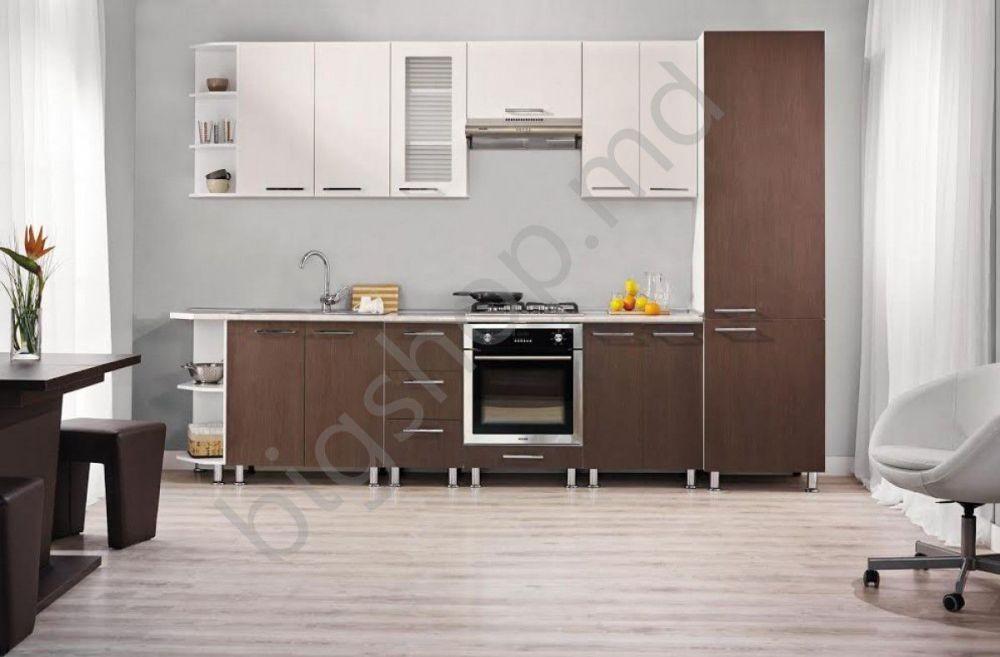 Set mobila bucatarie Ambianta Elia (Crem/mocca)