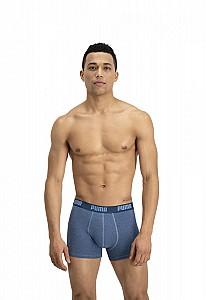 Lenjerie de corp barbati Puma BASIC BOXER 2P + Blue