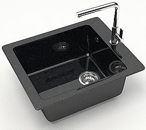 Chiuveta de bucatarie Marrbaxx Z008Q4 Black Lucios