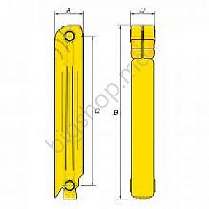 Radiator Faral GREEN H500