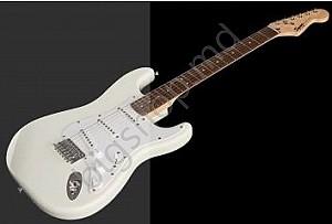 Chitara electro-acustica Fender Squier Bullet Strat HT IL Arctic White