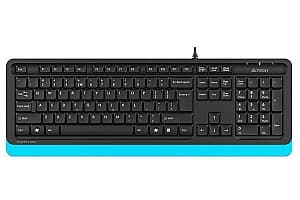 Tastatura A4Tech FK10 Multimedia Black/Blue