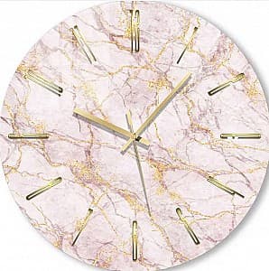 Настенные часы Foto3D Нежно розовый мрамор