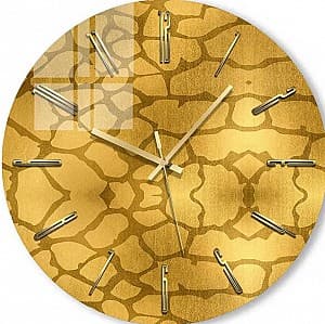 Настенные часы Foto3D Золотые капли