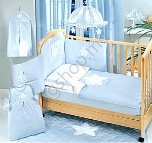 Lenjerie de pat pentru copii Italbaby Petite Etoile (albastru)