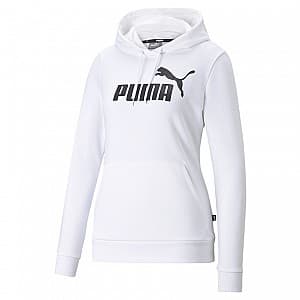 Hanorac Puma Ess Logo Hoodie Tr White