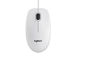 Компьютерная мышь Logitech B100 Optical Mouse, White