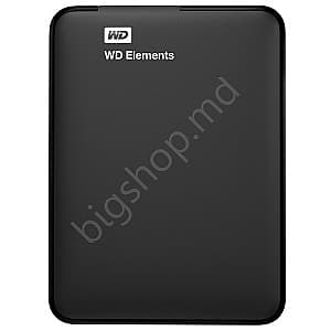 Внешний жёсткий диск WESTERN DIGITAL Elements Portable 2Tb Black (WDBU6Y0020BBK)