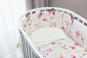 Lenjerie de pat pentru copii Perina Akvarel (АВ6-01.3) White