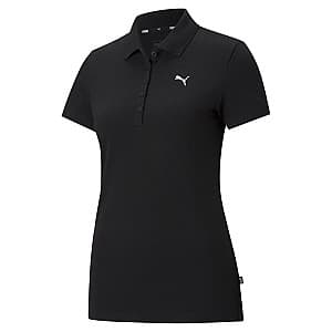 Женская футболка Puma Ess Polo Black
