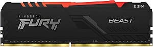 Оперативная память Kingston Fury Beast RGB 8Gb DDR4-3200MHz (KF432C16BBA/8)