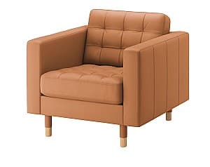Кресло IKEA Landskrona Grann/Bomstad brown golden/wood