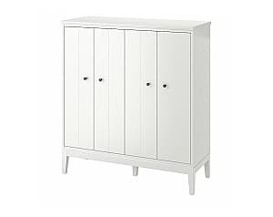 Комод IKEA Idanas белый 121×135 см (складные двери)