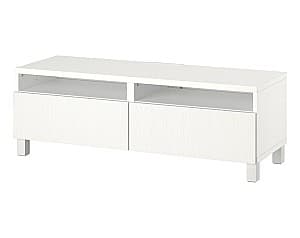 Comoda TV IKEA Besta White/Timmerviken/Stubbarp white