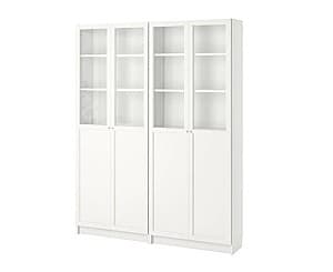 Dulap cu vitrina IKEA Billy / Oxberg  White