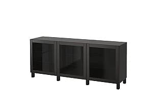 Витрина IKEA Besta Sindvik black-brown glass 180x42x74 см