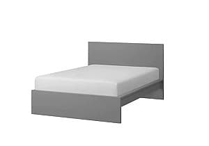 Кровать IKEA Malm Gray Lonset 140×200 см