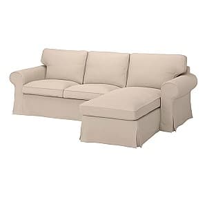 Canapea de colt IKEA Ektorp Hallarp Beige