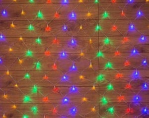 Рождественские огни Rexant Сетка Разноцветный 15 Вт LED