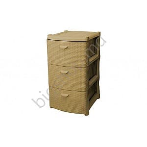 Пластиковый комод Idea М2811 Beige