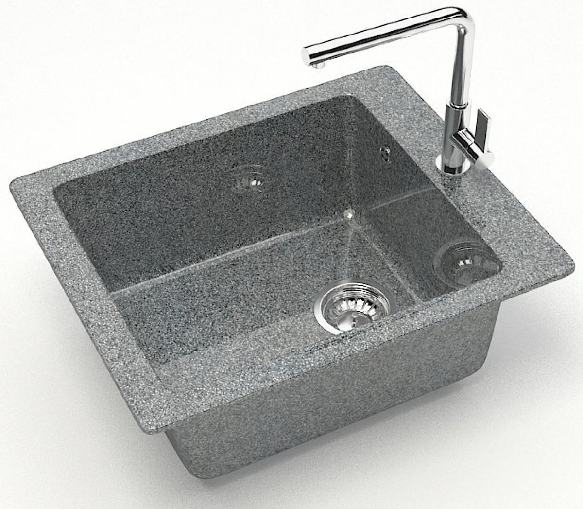 Chiuveta de bucatarie Marrbaxx Z008Q8 Grey Lucios