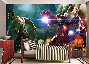 Fototapet 3d Art.Desig Iron Man Hulk