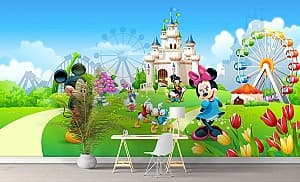 Fototapet 3d Art.Desig Mickey și Minnie, Disney