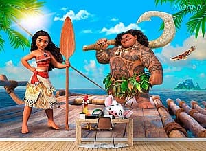 Fototapet 3d Art.Desig Disney Moana și Maui_3