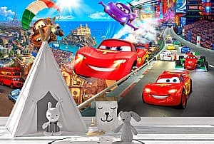 Fototapet 3d Art.Desig Disney Mașini în drum_2
