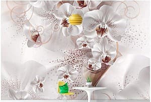3D Фотообои Art.Desig белые орхидеи
