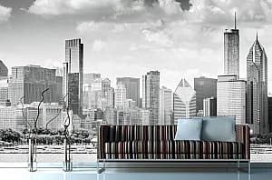 Fototapet 3d Art.Desig Panorama din Chicago