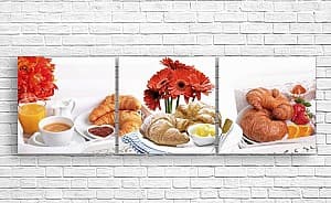 Модульная картина ArtD Французский питательный завтрак